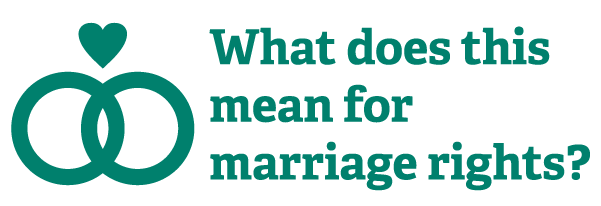 What does this mean for marriage rights?